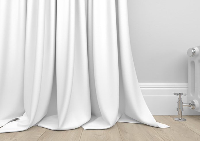 Ascot, Bright White - Made to Measure Curtains - Image 6